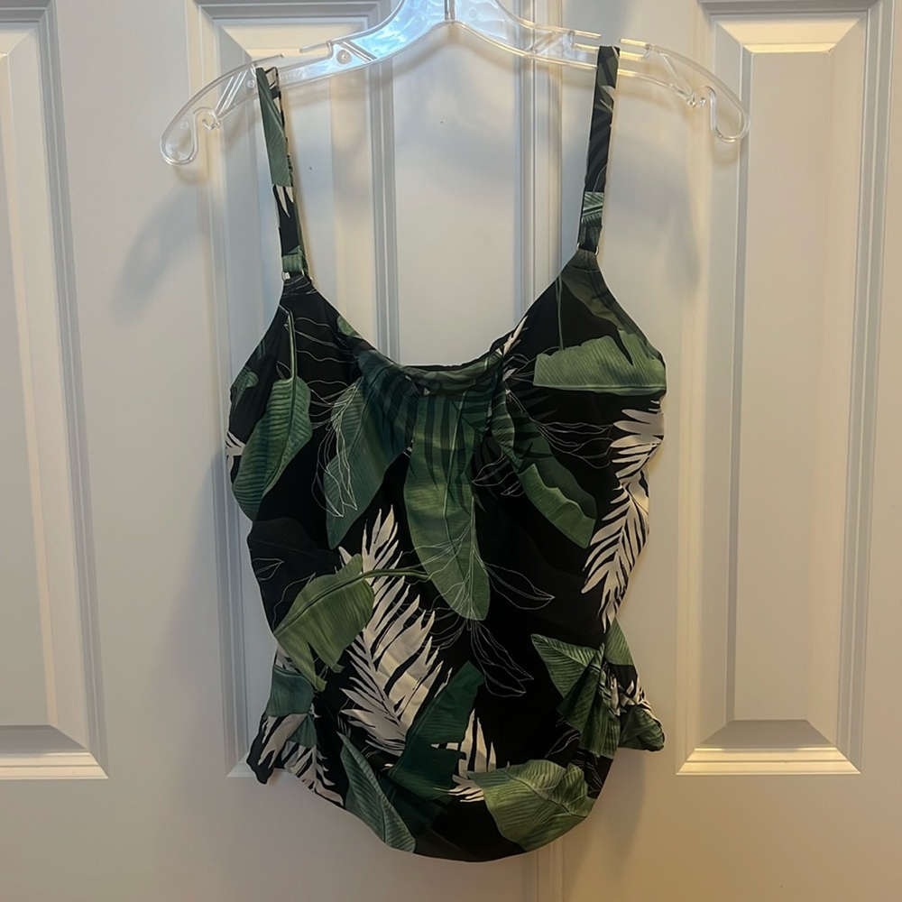 *Jantzen* BOHO PALMS EDEN CAMI TANKINI TOP 🌴
